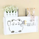 hộp để wifi mèo thần tài