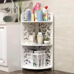 kệ góc bồn rửa chén hoa chồi 3 tầng