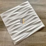 tấm 3d nhựa zích zắc màu trắng