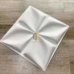 tấm nhựa dán tường 3d hoa đẹp màu trắng