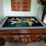 thảm trải sập gỗ mc06