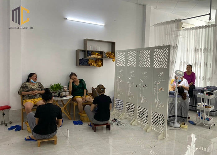 vách ngăn spa đẹp