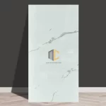 tấm dán tường pvc vân đá trắng
