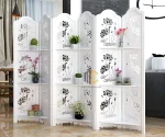 bình phong có kệ sen nước 6 tấm