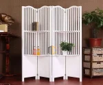 bình phong trang trí kèm đợt kẻ sọc 4 tấm