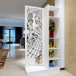 kệ vách ngăn bếp chim công 1 vách 1 kệ phải