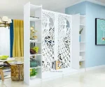 kệ vách ngăn bếp chim công 2 vách 2 kệ
