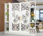 kệ vách ngăn cầu thang chim trúc 2 vách 2 kệ