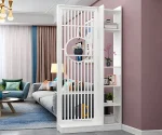 kệ vách ngăn văn phòng nan sọc 1 vách 1 kệ phải