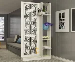 vách ngăn cnc chữ vạn liền kệ 1 vách 1 kệ phải
