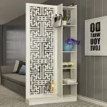 vách ngăn cnc chữ vạn liền kệ 1 vách 1 kệ phải