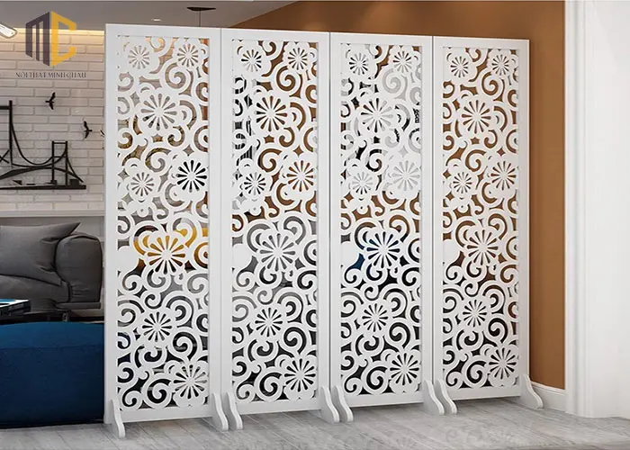 vách ngăn di động bằng nhựa