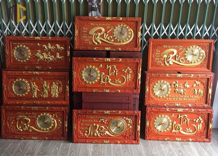 đồng hồ gỗ treo tường giá bao nhiêu