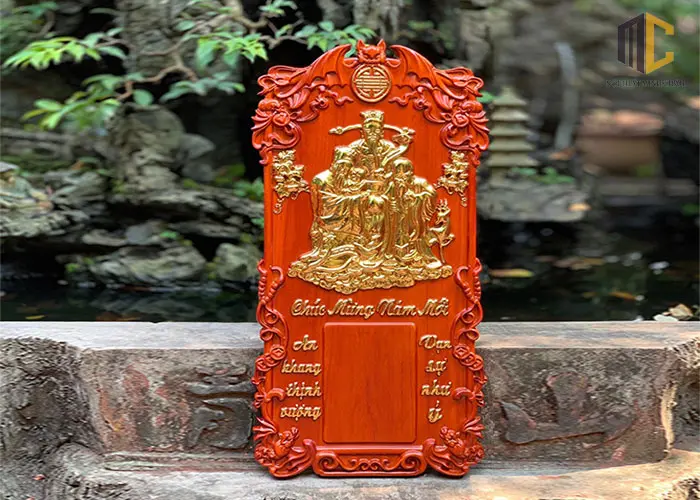 lịch gỗ phúc lộc thọ