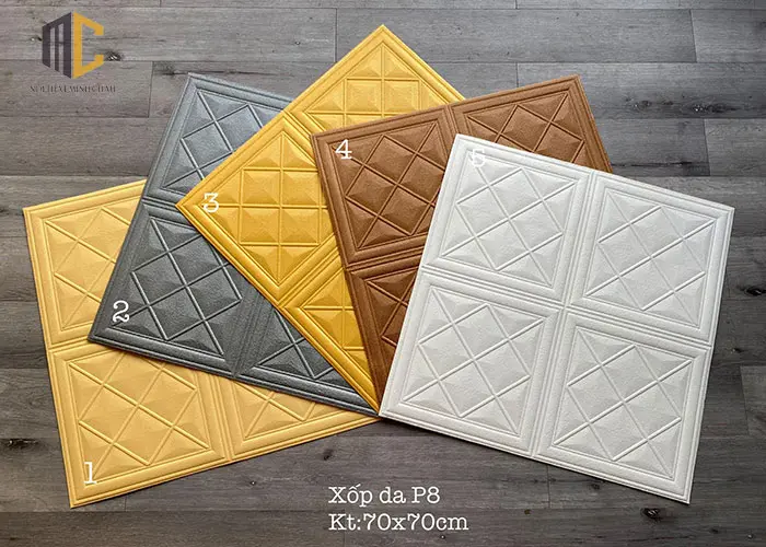 xốp dán tường phòng ngủ tân cổ điển 9