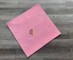 xốp dán tường da hoa hồng màu hồng phấn