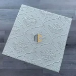 xốp dán tường tân cổ điển màu trắng