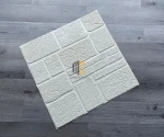 xốp dán tường vân bê tông màu trắng