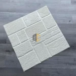 xốp dán tường vân bê tông màu trắng