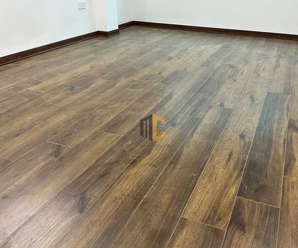 sàn gỗ trendwood t801 8mm cốt nâu hoàn thiện