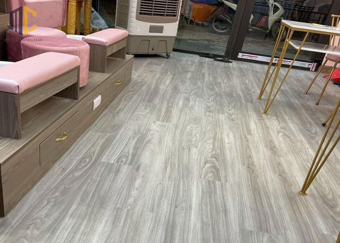 sàn nhựa giả gỗ tại hải dương