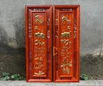 câu đối cha mẹ bằng gỗ dát vàng