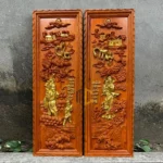 tranh gỗ công cha nghĩa mẹ dát vàng