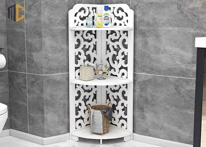 kệ góc tam giác hoa chồi