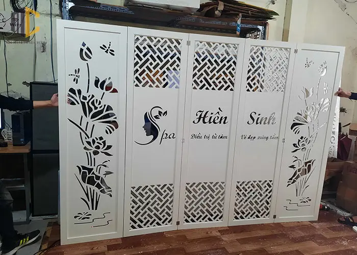 vách ngăn di động spa hà nội