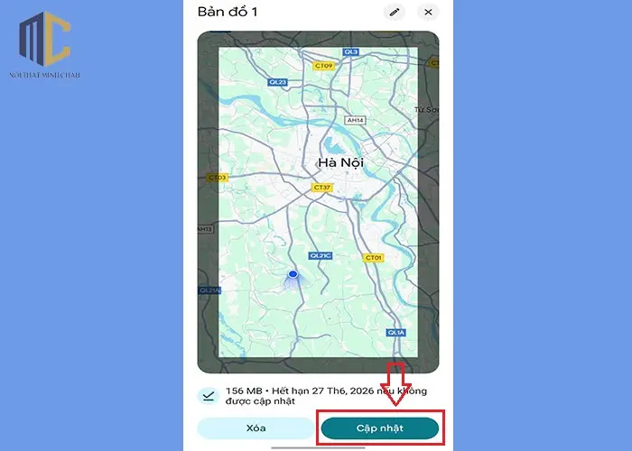 cập nhật bản đồ ngoại tuyến google map 1
