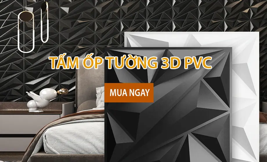 tấm ốp tường 3d pvc banner